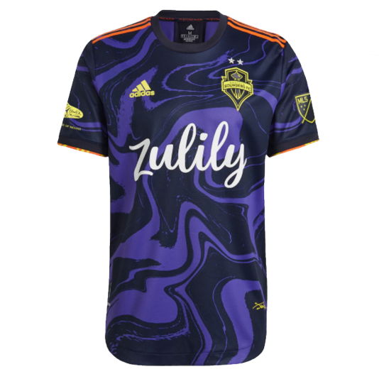 2021/22 Seattle Sounders Away Kit Soccer Jersey Player Version